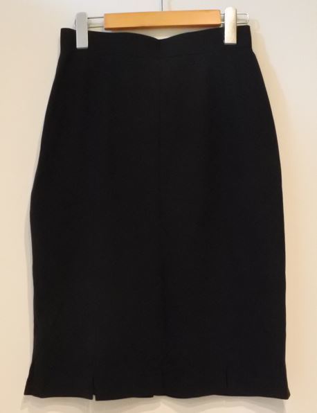 メーカー不明 スカート タイトスカート スリット ブラック ウエスト66cm 秋冬 akskre a201h①0918拍卖