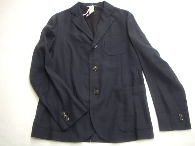 1725 arts&science アーツ&サイエンス メンズテーラードジャケット 3サイズ ダークネイビー 麻拍卖
