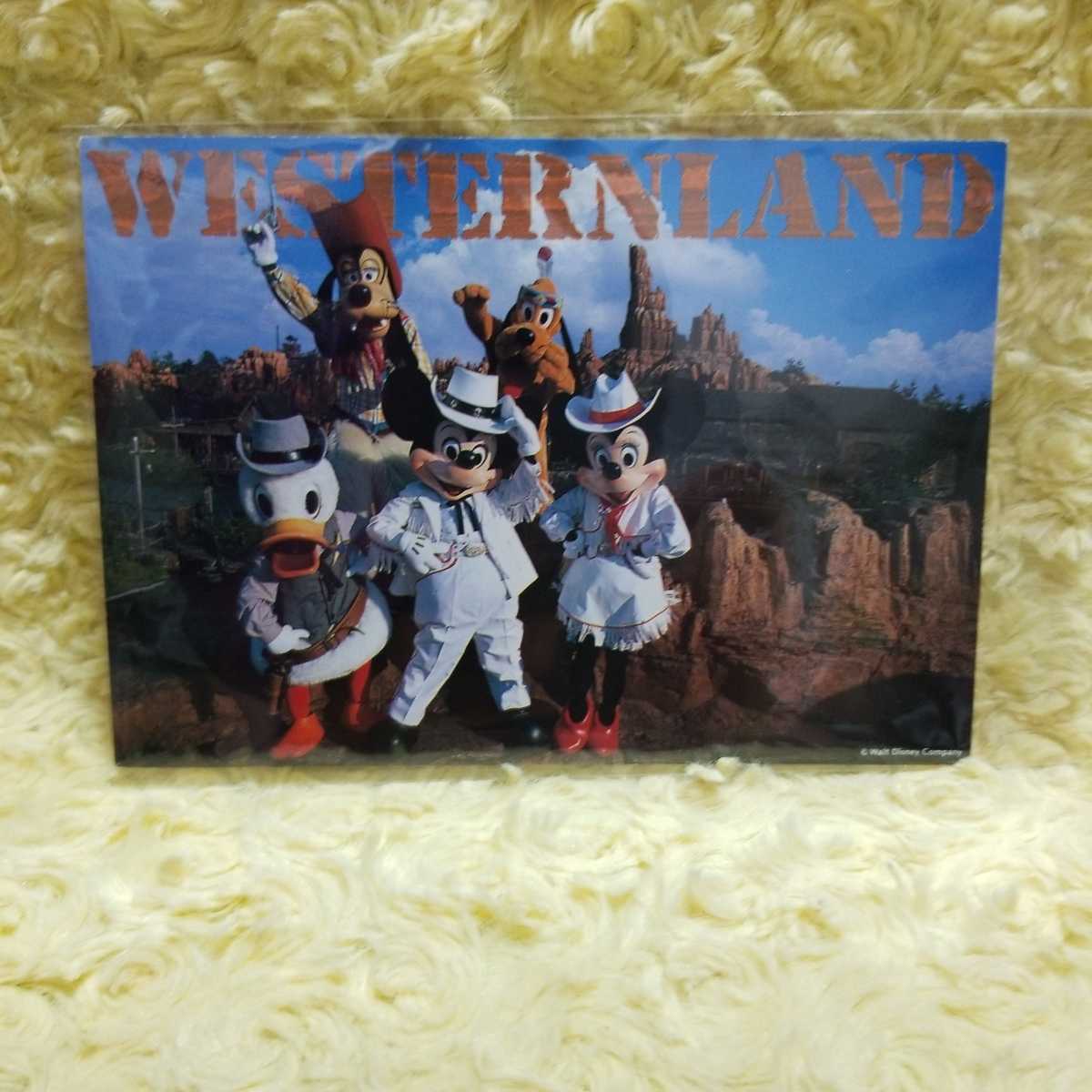 ディズニーランド ポストカード ハウディ、みんな!ようこそウエスタンランドへ拍卖