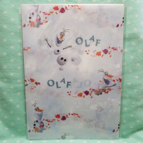 アナと雪の女王 オラフ クリアファイル SEGAラッキーくじ拍卖