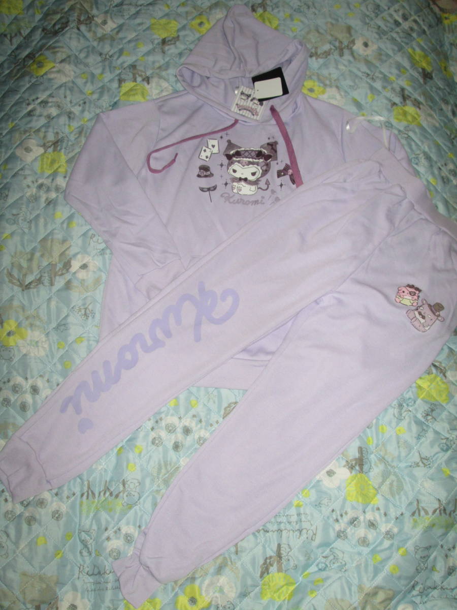 〇。゜〇新品♪マイメロ どーりーみっくすクロミPKPW 上下セット パープル M〇゜。〇拍卖