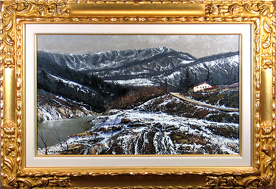 武本春根(浅春 石川路 P10号)油彩画 真作 Acre拍卖