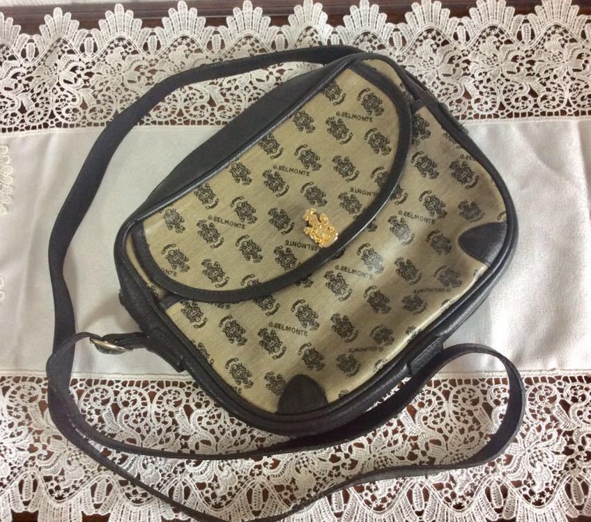 中古イタリア製ベルモンテG.BELMONTEショルダーバッグ拍卖