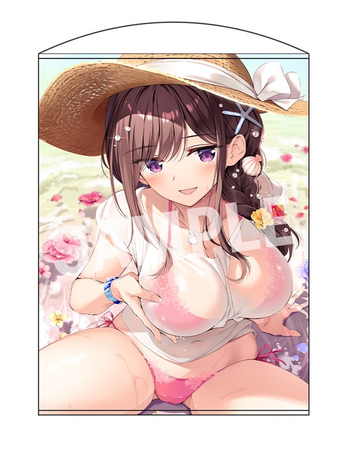 夏色 Melonbooks Girls Collection 2021 summer おりょうB2タペストリー 麗艶セット拍卖