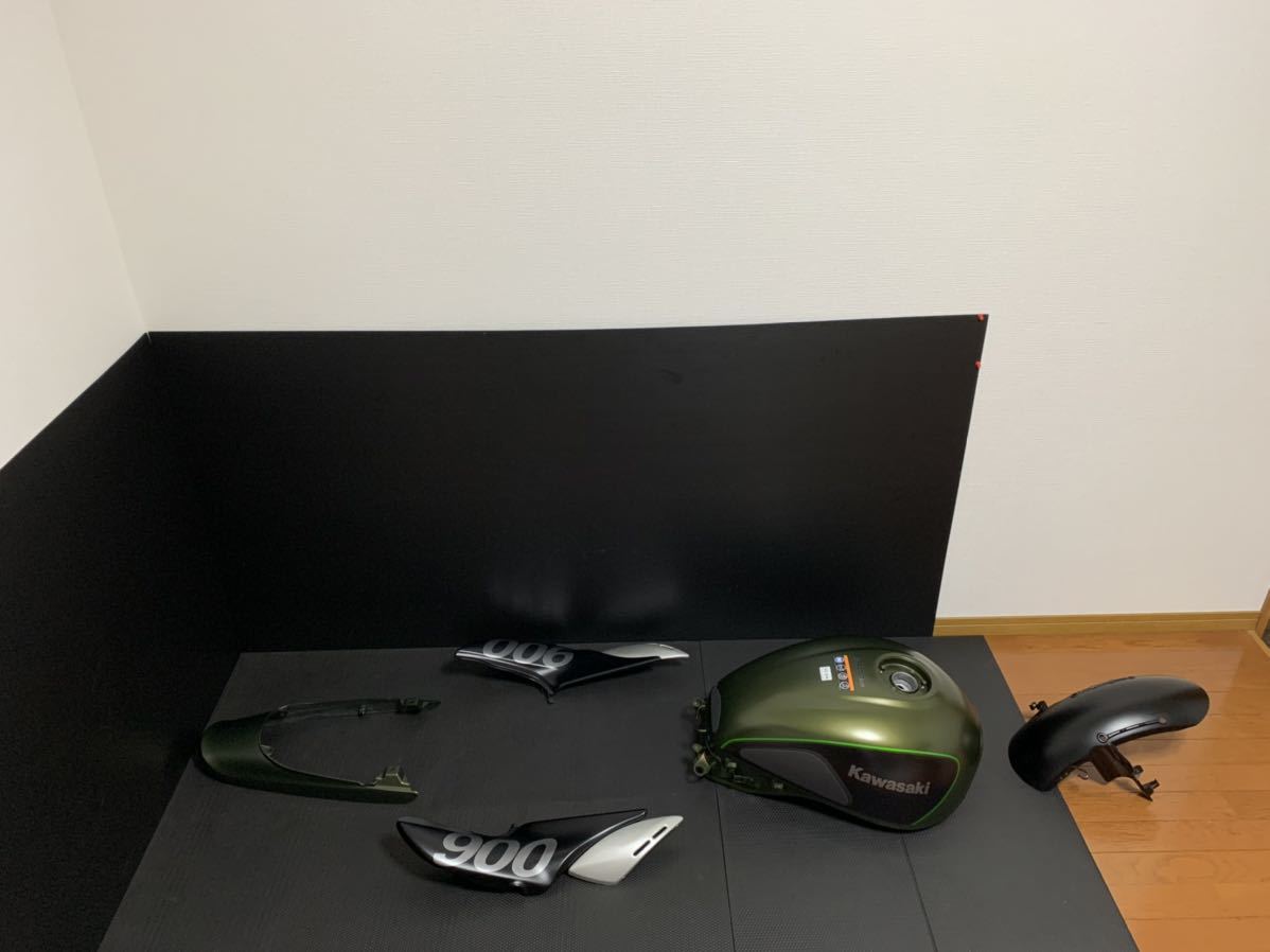 カワサキ Z900RS 極上品!! 国内未販売車! 激シブ! 純正 外装 フルセット!! z900rs カフェ CAFE タンク ドレミ カスタム 現行拍卖