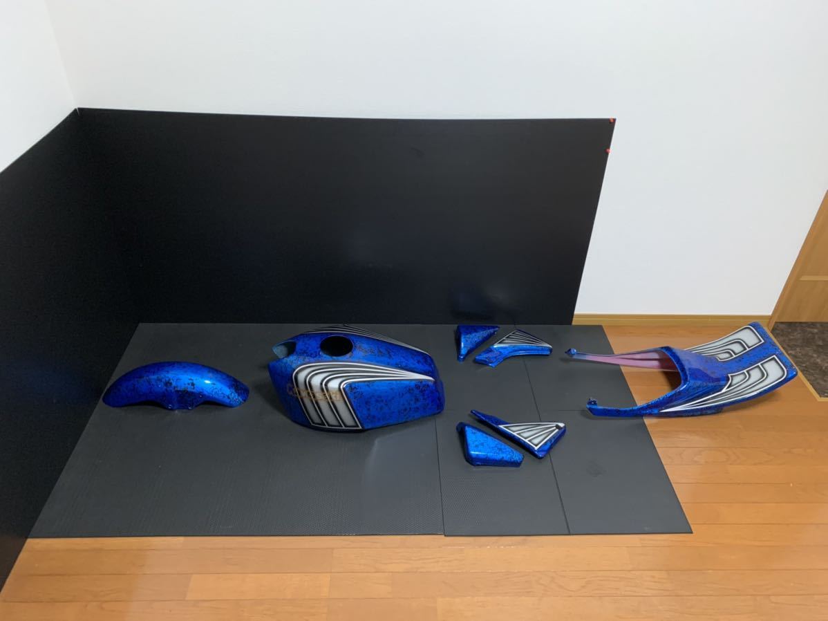 ゼファー400 大人気!! 極上品! 旧車會仕様!! 外装 フルセット!! 当時物 イカヅチテール zephyrχ ZEPHYR 沖縄仕様 コール拍卖