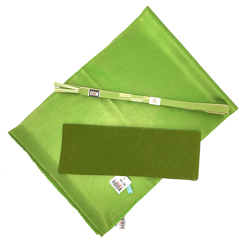 京やQ394 正絹 和装小物 帯揚げ 帯締め 伊達衿セット 3点セット 高級手組 高麗組 泥金箔 未使用 袷・単衣用 新古品 新品 新古品 美品拍卖