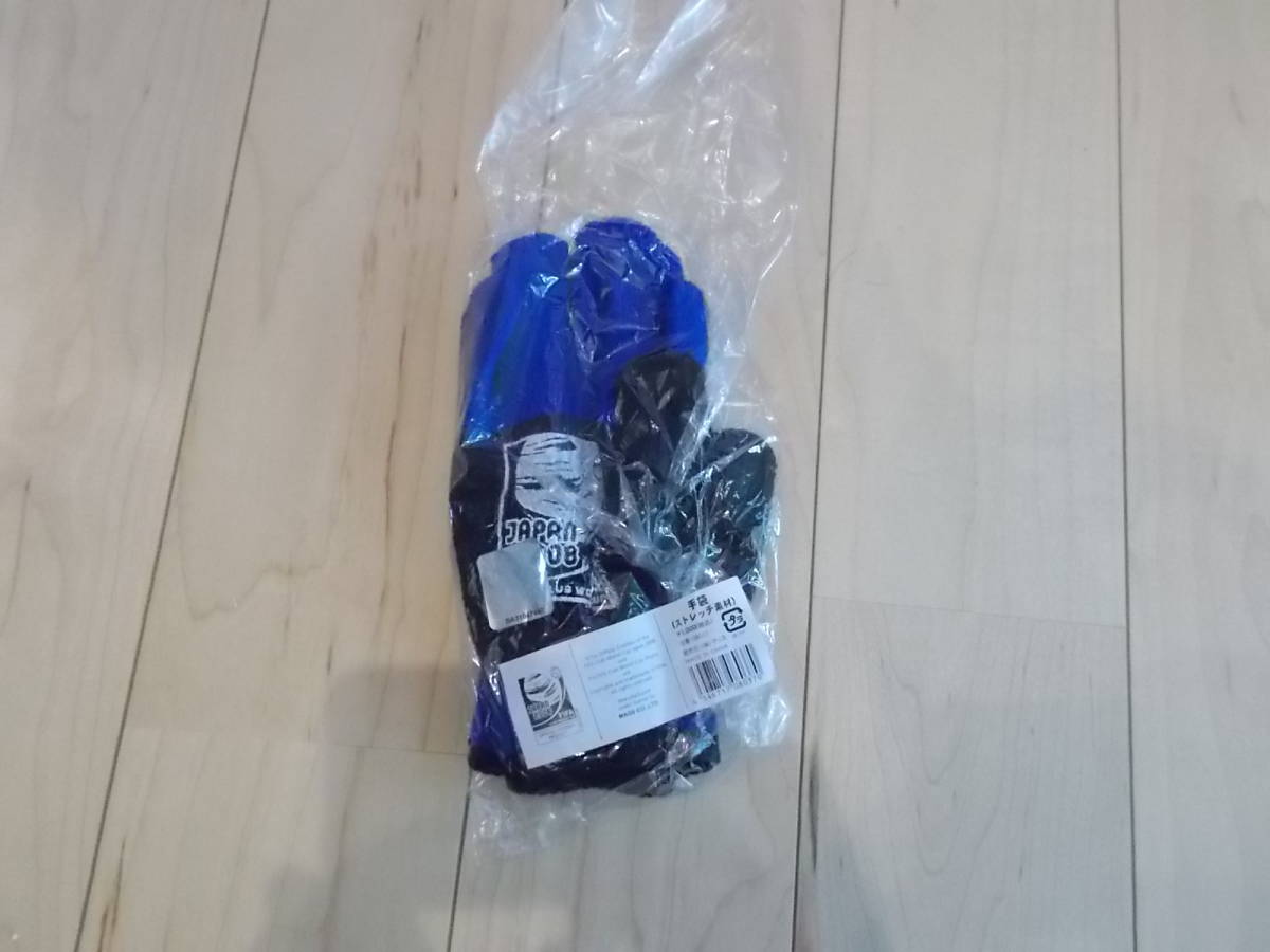 新品即決 ジャパン2008 FIFA マジックニットグローブ ブルー拍卖