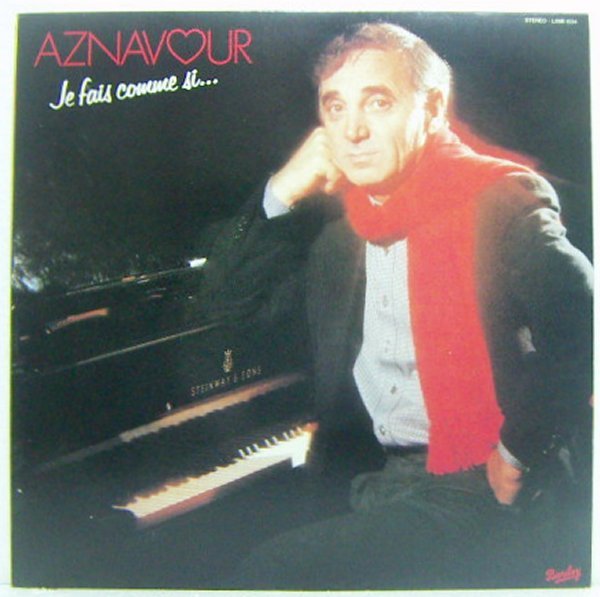 LP,シャルルアズナヴール CHARLES AZNAVOUR 夜ファンタスティーク シャンソン拍卖