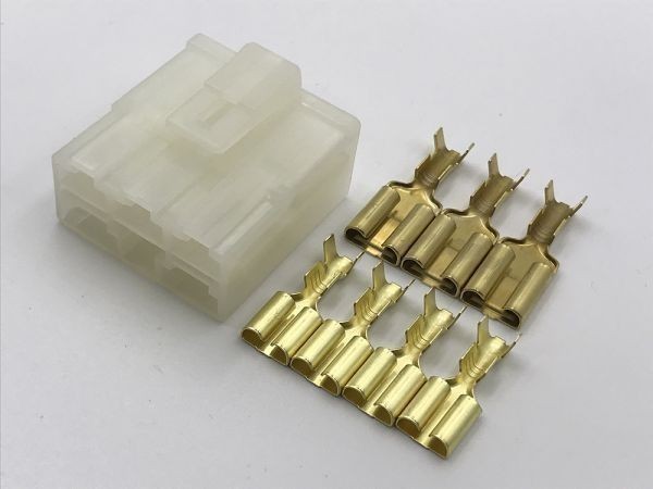 YO-935 【ホンダ レギュレーター メスカプラー 予備端子 セット】送料無料 5極 純正 コネクター 検索用) モンキー Z50J NT400 J-L Bros拍卖