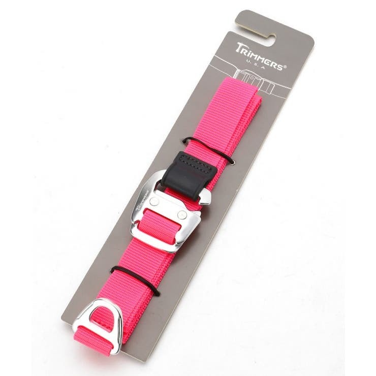 TRIMMERS USA フリークスストア別注バックルベルト ピンク②拍卖
