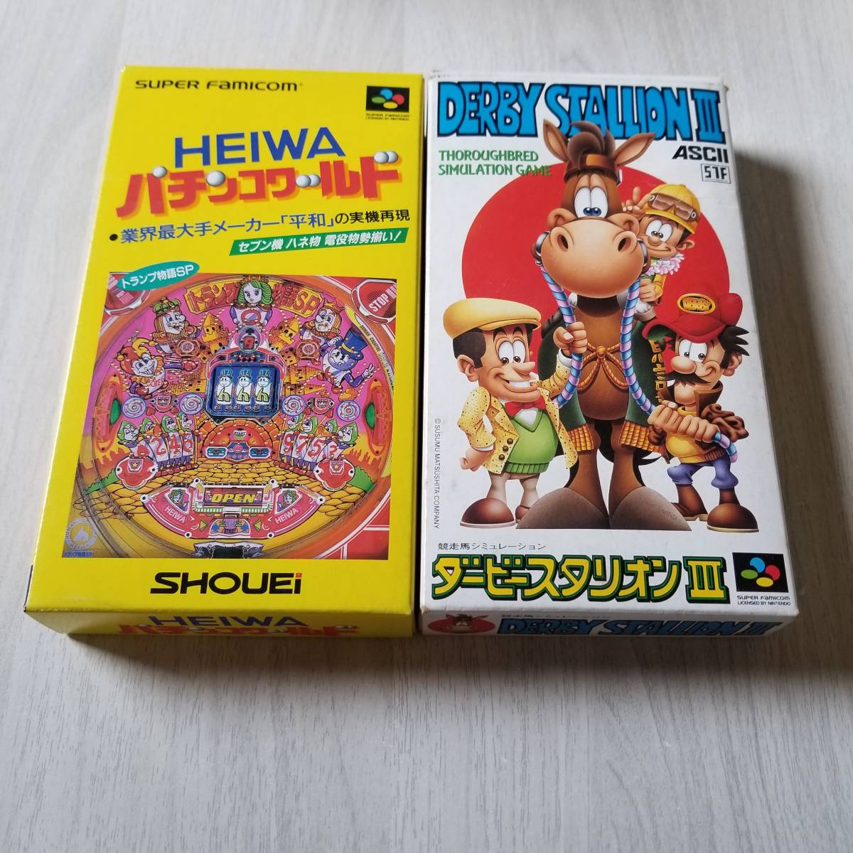 ◯SFC HEIWAパチンコワールド  ダービースタリオン III   箱説付き   同梱OK◯拍卖