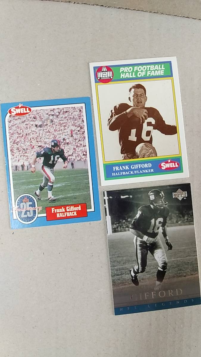 NFLカード FRANK GIFFORD 5種 ジャイアンツ RB拍卖