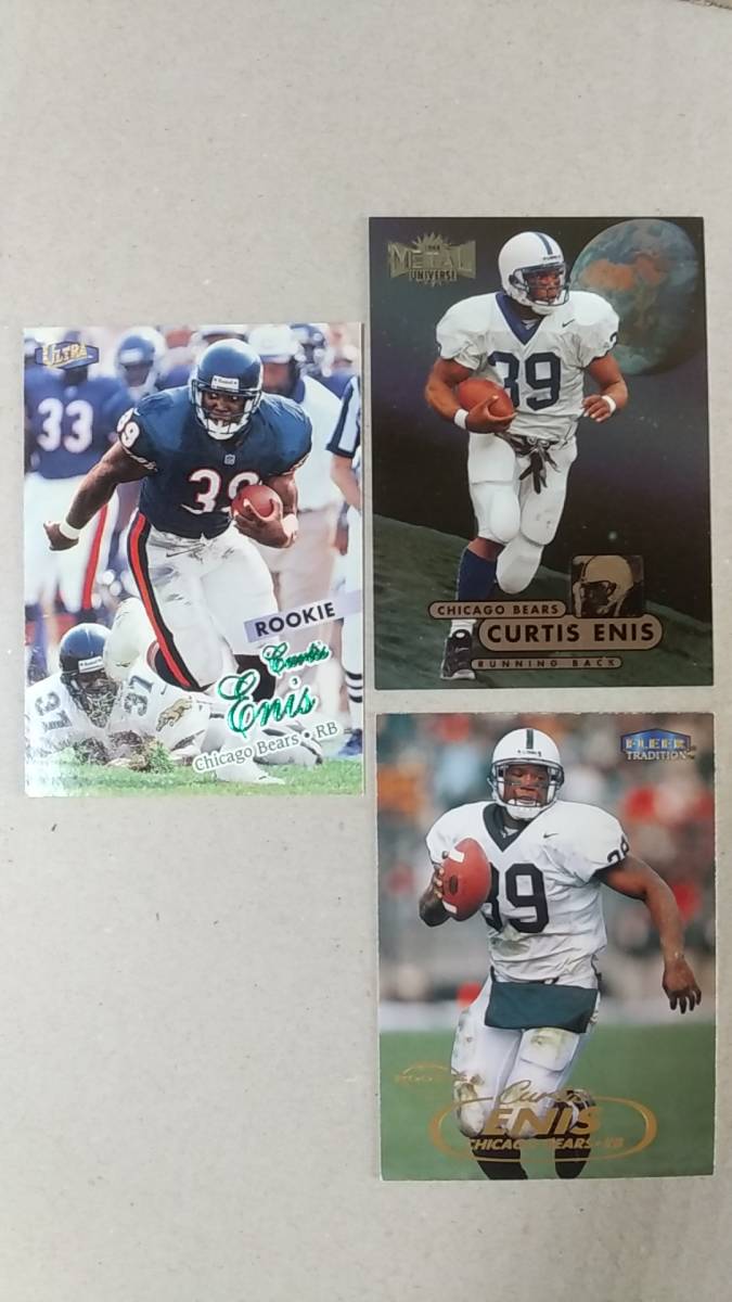 NFLカード CURTIS ENIS 10種 RC3 Aaa ベアーズ RB拍卖