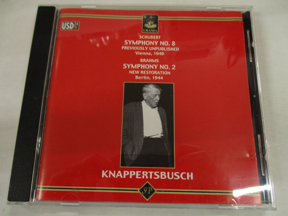 ☆ CD シューベルト:交響曲第8・2番 / クナッパーツブッシュ拍卖