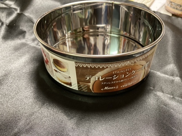 ステンレス デコレーションケーキ型 新品未使用 15センチ拍卖