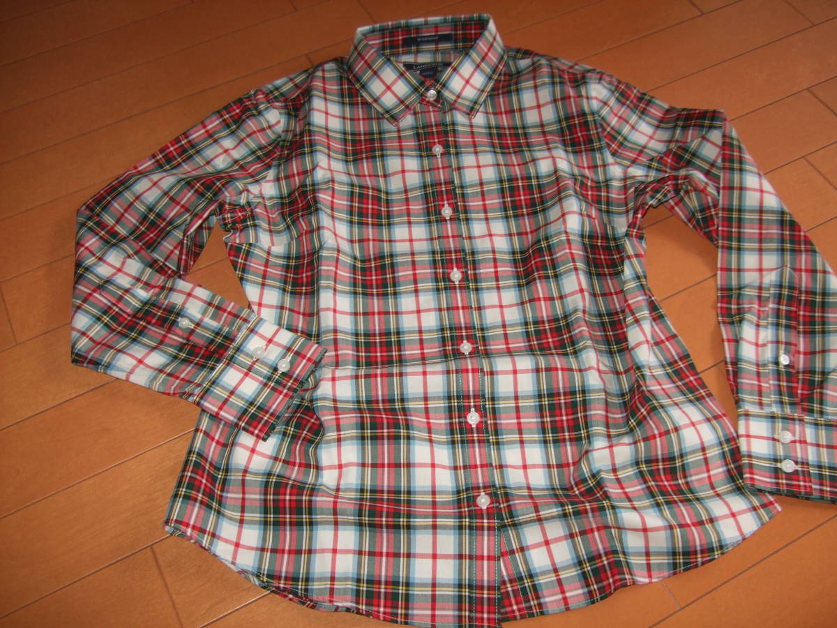 未使用品即決☆ランズエンド ノンアイロンシャツ☆レディース7 拍卖