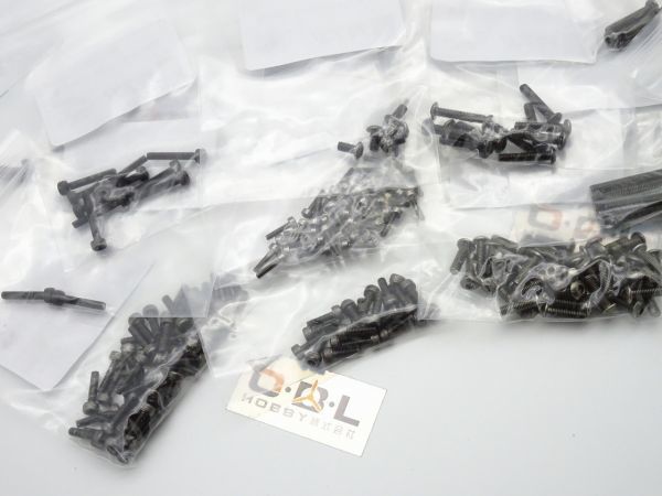 TRAXXAS#トラクサス TRX-4用ネジセット(非純正) 黒 検索MODEL# 82056-4 検索#8167X#8151拍卖