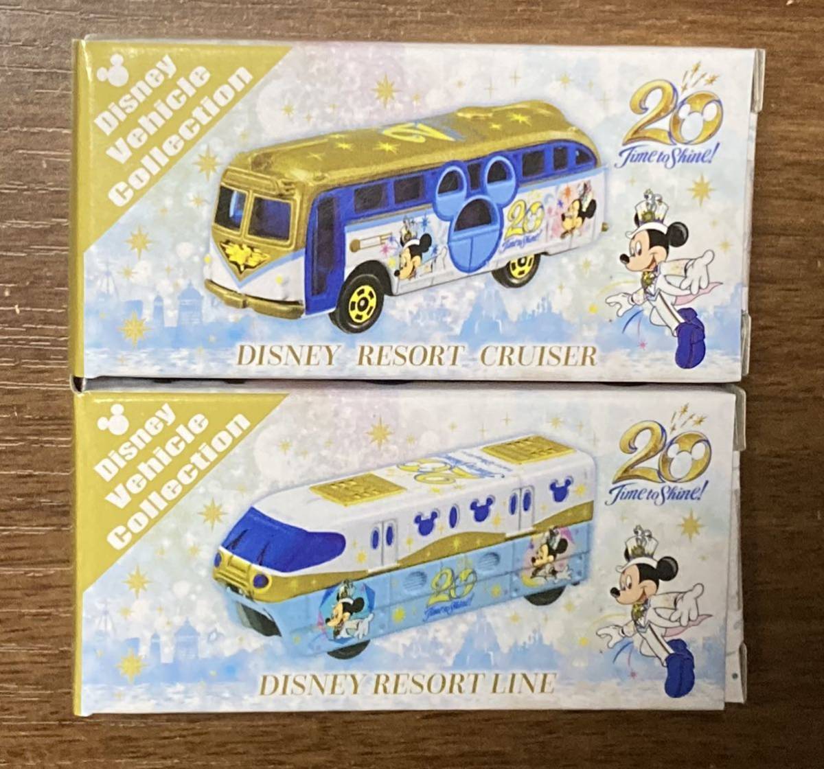 1セットのみ!パーク限定!TDS・20周年アニバーサリー・トミカ・2点set拍卖