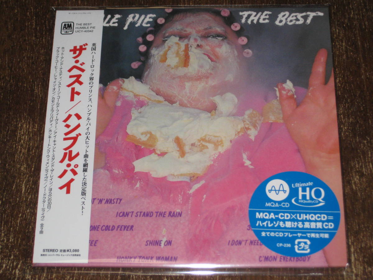 ☆画像追加☆ HUMBLE PIE ハンブル・パイ / ザ・ベスト 2021年発売 紙ジャケ MQA-CD 限定盤 国内帯有拍卖