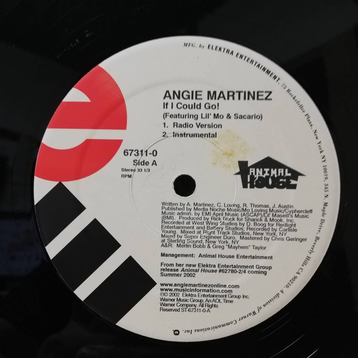 【12''】Angie Martinez If I Could Go - 67311-0 - *14拍卖
