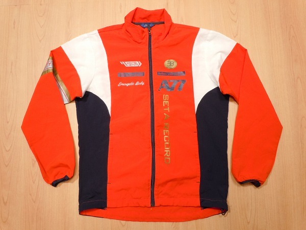 定価7590円★アシックス XAT71L ストレッチクロスジャケット S★薄手 赤系★即決★h拍卖