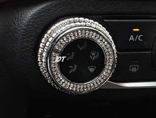 IDT ミニウエス付 セレナ C27 クリスタル エアコンダイヤルカバー リング トリム スイッチカバー ベゼル ガーニッシュ 左右セット拍卖