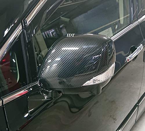 IDT ミニウエス付 日産 E 52 エルグランド ドアミラーカバー サイドミラー ブラックカーボン ガーニッシュ トリム ウインカー拍卖