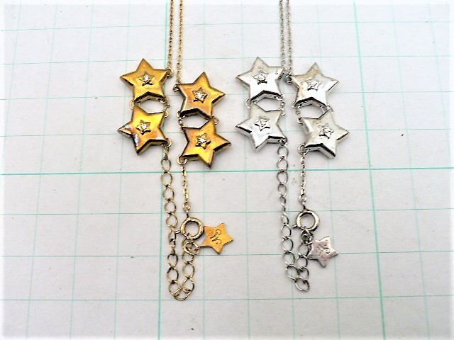 C ファッション ネックレス 色違い 2本まとめて 約18.1g 現状品 売り切り拍卖