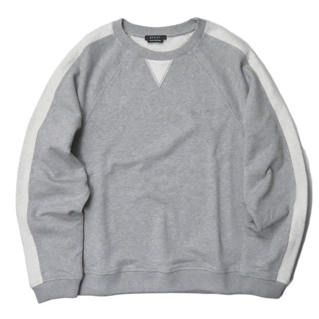 新品 QASIMI カシミ 19SS HARROUDA - SWEATSHIRT WITH DRAWSTRING ドローストリングスウェット JE02 S グレー トレーナー トップス g3007拍卖