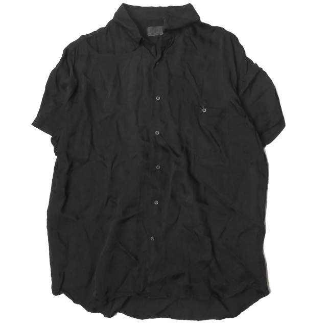 RtA アールティーエー アメリカ製 レーヨンショートスリーブレギュラーカラーシャツ MH7167-68BLK M ブラック 半袖 トップス ☆☆mc56130拍卖