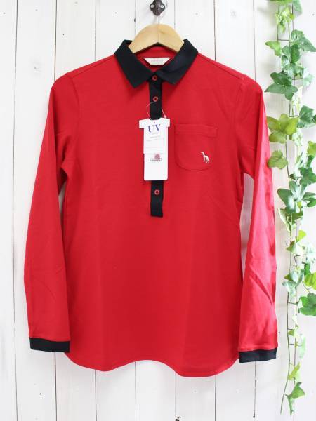 新品*adabatアダバット*吸水速乾UVカット長袖ポロシャツ38*1.9万拍卖