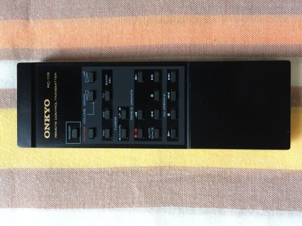 ONKYO★オンキョー★送料無料★オーディオ★リモコン★RC-11S★中古★動作品★返金保証あり拍卖