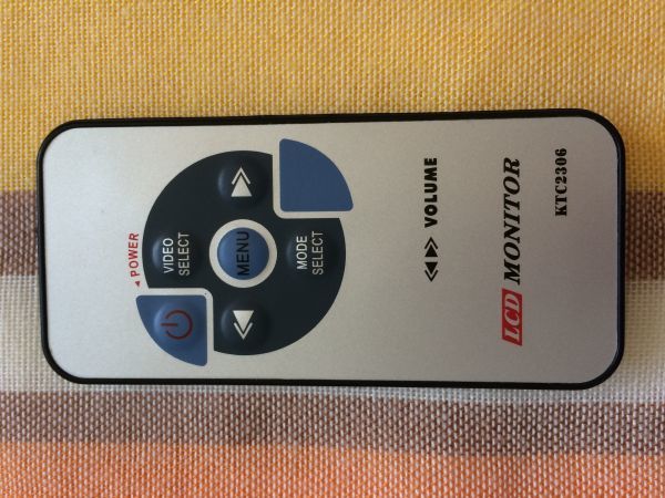新品電池付属★送料無料★メーカー不明★純正★LCD MONITOR★リモコン★KTC2306★中古★動作品★その1拍卖