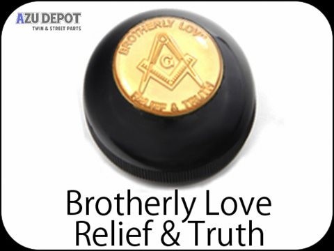 Freemasonry フリーメイソン ロゴシフトノブ ハーレー拍卖