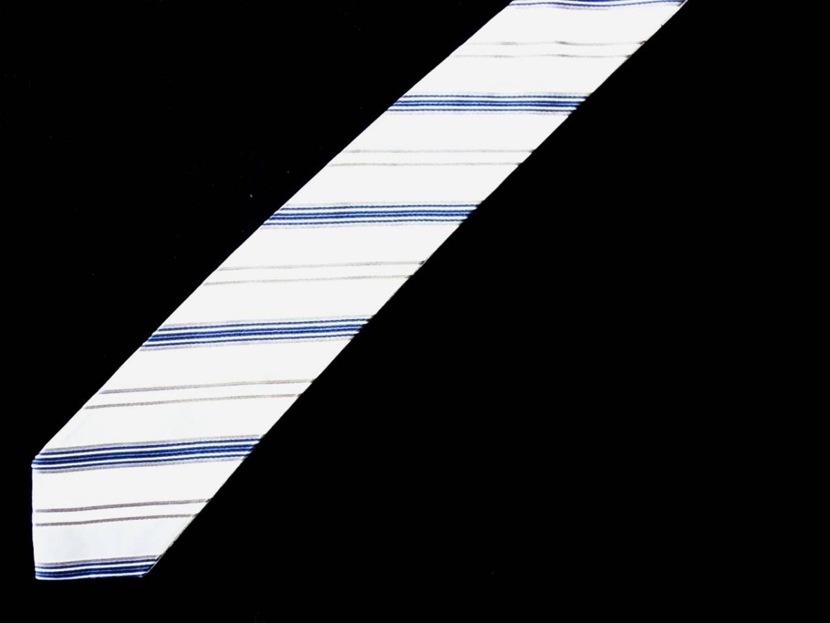 ☆☆№0851美品【超細ブランド本格ナロータイ】コムサISM(コムサデモード)ネクタイ拍卖