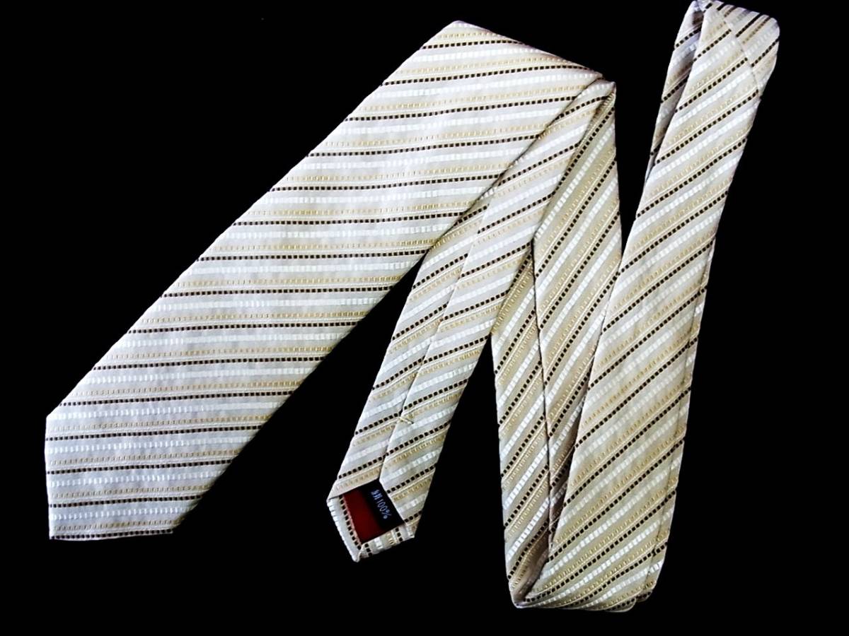 ☆☆№0849美品【超細ブランド本格ナロータイ】コムサISM(コムサデモード)ネクタイ拍卖