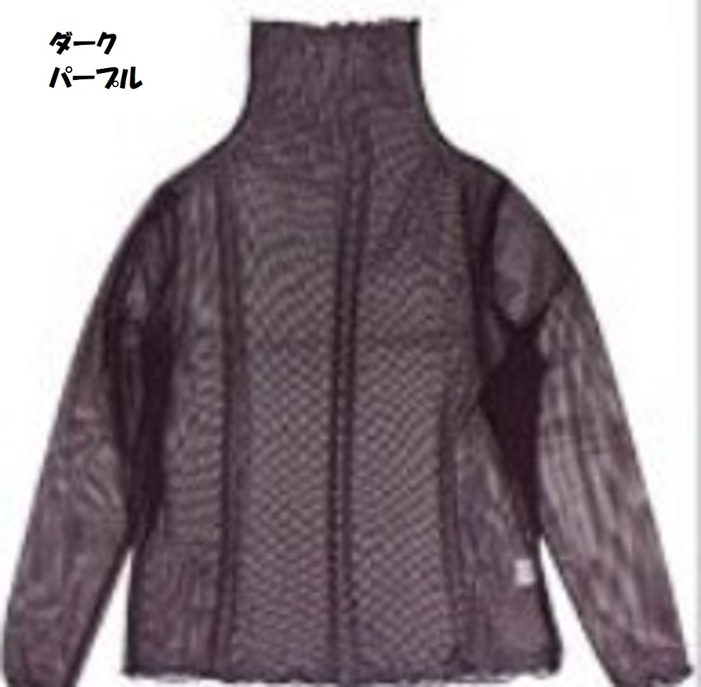 新品◎社交ダンストップス ◎パワーネット ★ダークパープル 重ね カットカットソー 合わせやすい 普段のインナーにも拍卖