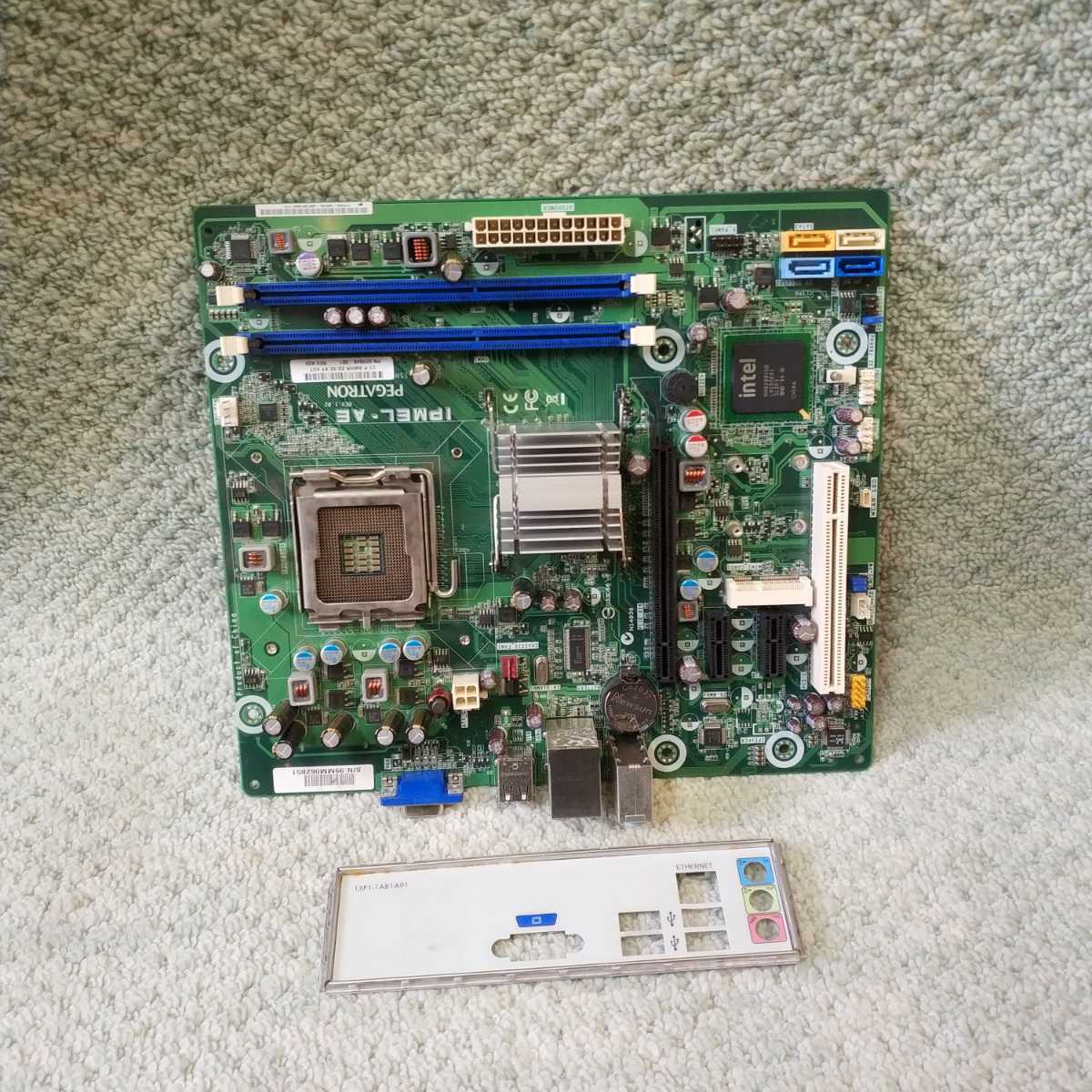 即日発 速達 ★ HP P6000 用 マザーボード PEGATRON IPMEL-AE REV1.02 570948-001 ★ BIOS起動確認済 M628拍卖