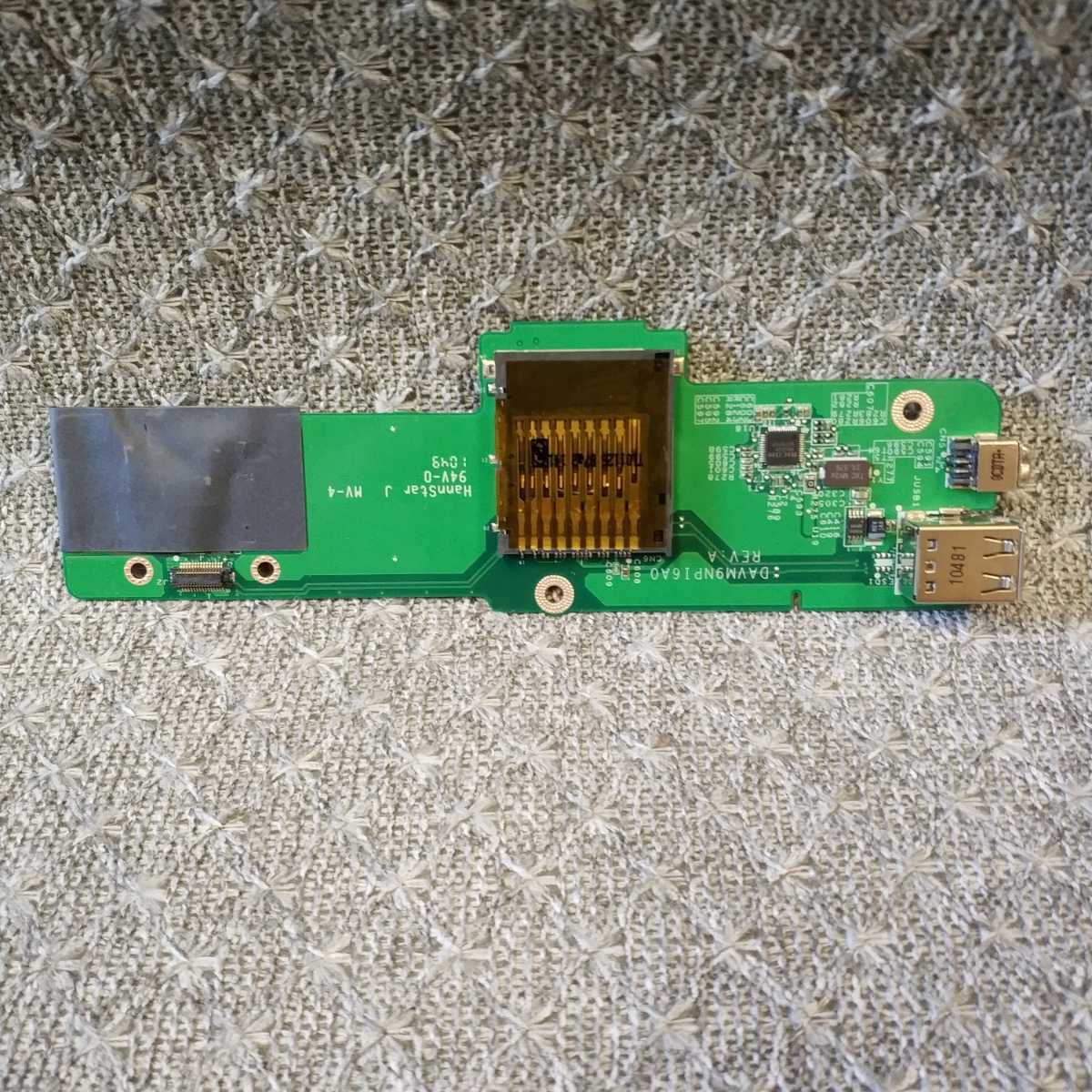 岐阜 送料198円 ★ Dell Vostro 1015 等用 USBボード(ケーブル付き)DAVM9NPI6A0 DP/N:0MR7GX ★ 動作確認済み USB106拍卖