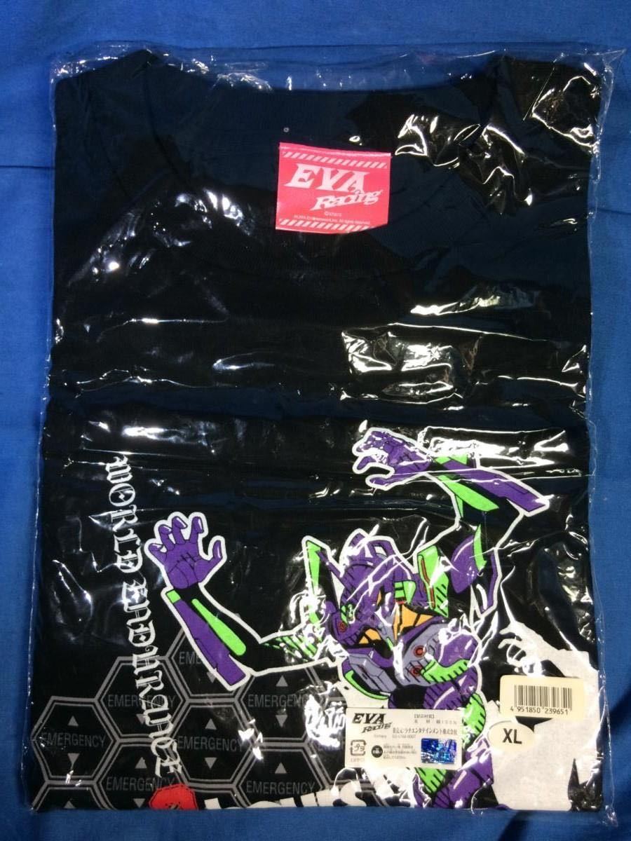 ☆ エヴァンゲリオン Tシャツ エヴァレーシング EVA Racing 2014 未開封 size XL 拍卖
