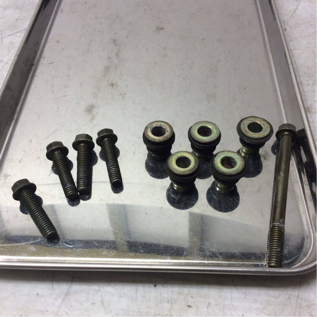 B42-34 スズキ レッツ4 パレット CA41A クランクケースカバーネジ キックギアカバーネジ 純正部品拍卖