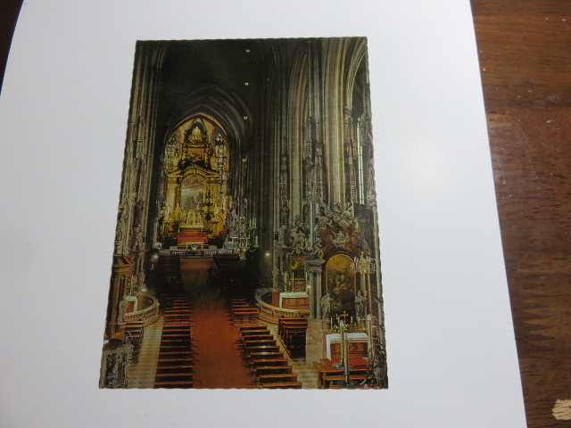 絵はがき「ウイーン」(St.Stephan)オーストリア・美品の格安提供です。拍卖