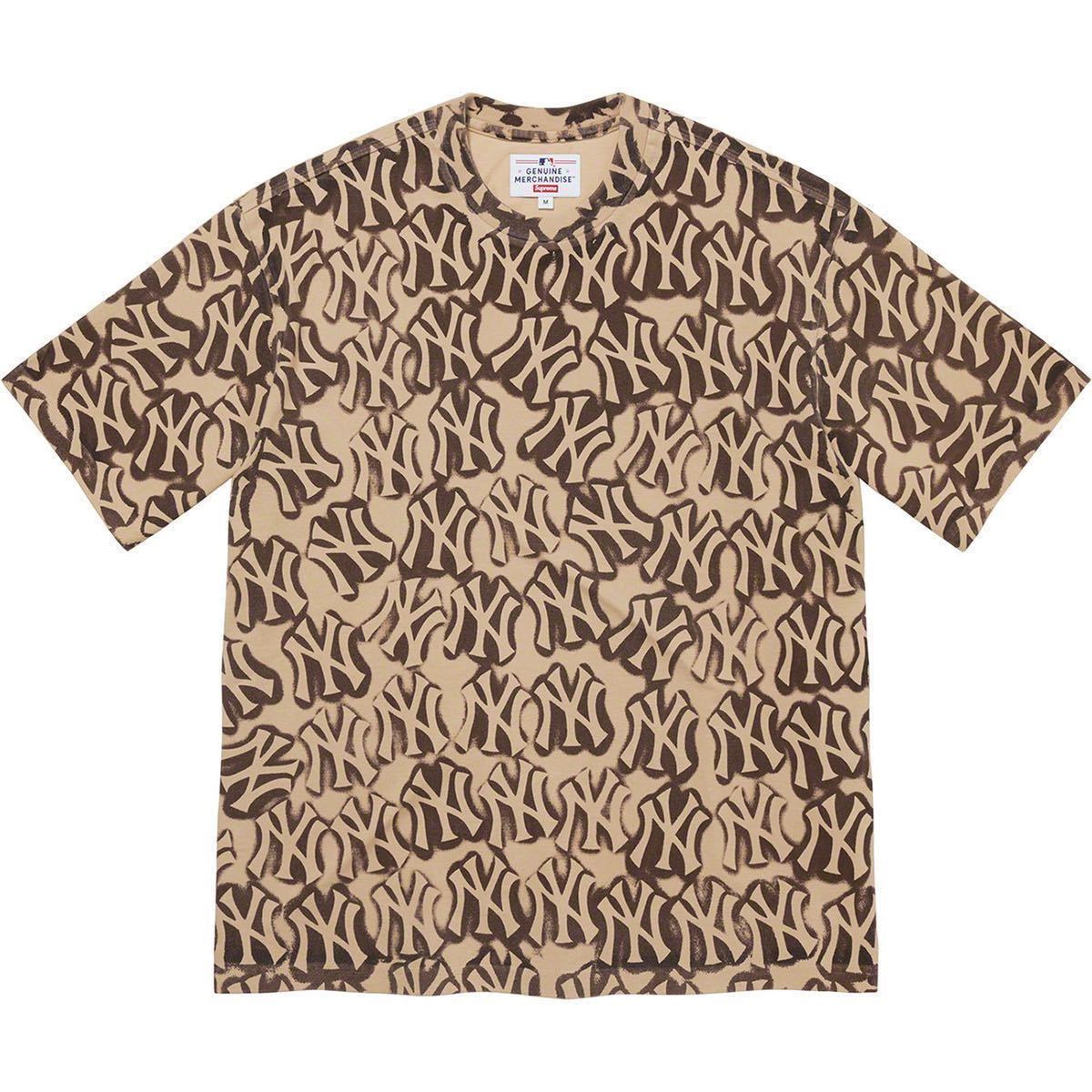 【新品未使用】 21AW 22 新品 SUPREME シュプリーム NEW YORK YANKEES AIRBRUSH S/S TOP Tシャツ カットソー 半袖 ヤンキース 即決あり拍卖