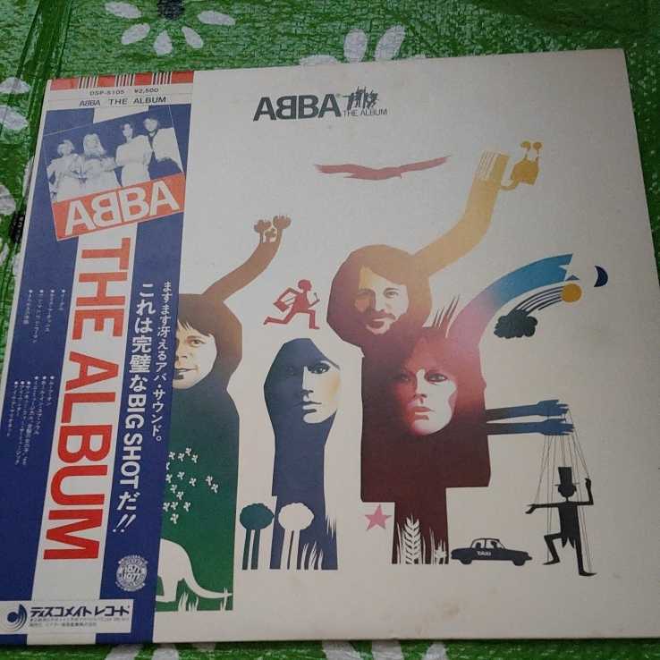 ABBA アバ THE ALBUM 帯付き LPレコード拍卖
