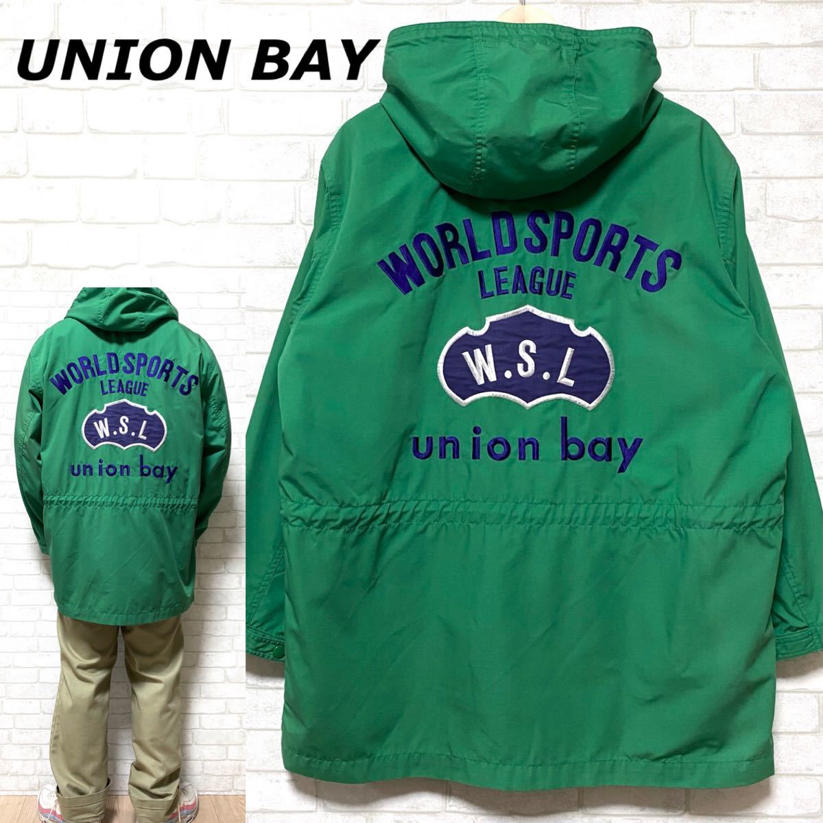 UNION BAY ユニオンベイ 美色 ビッグシルエット ジップアップジャケット拍卖