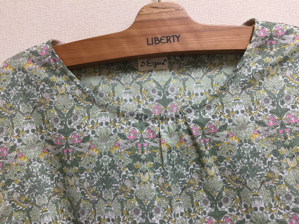 ♪ハンドメイド♪大人のリバティ ストロベリーシーフ チュニックワンピース G1拍卖