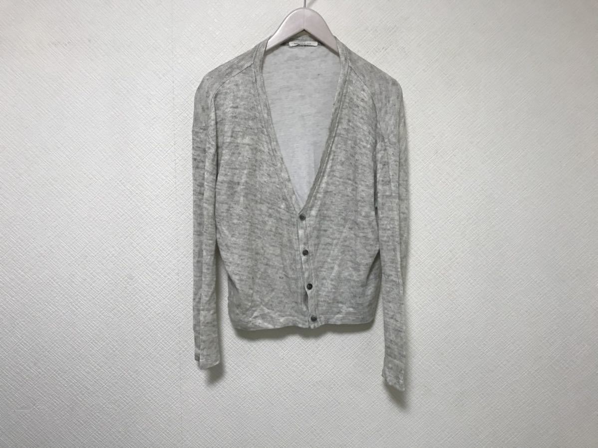 本物ギャルリーヴィーGALERIEVIEトゥモローランド麻リネンコットンカーディガンレディースグレー1S拍卖