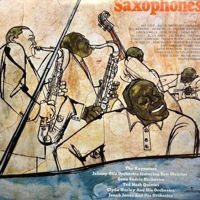 Various - Saxophones(日本盤)    LP, Compilation, Mono 1973 Swing拍卖