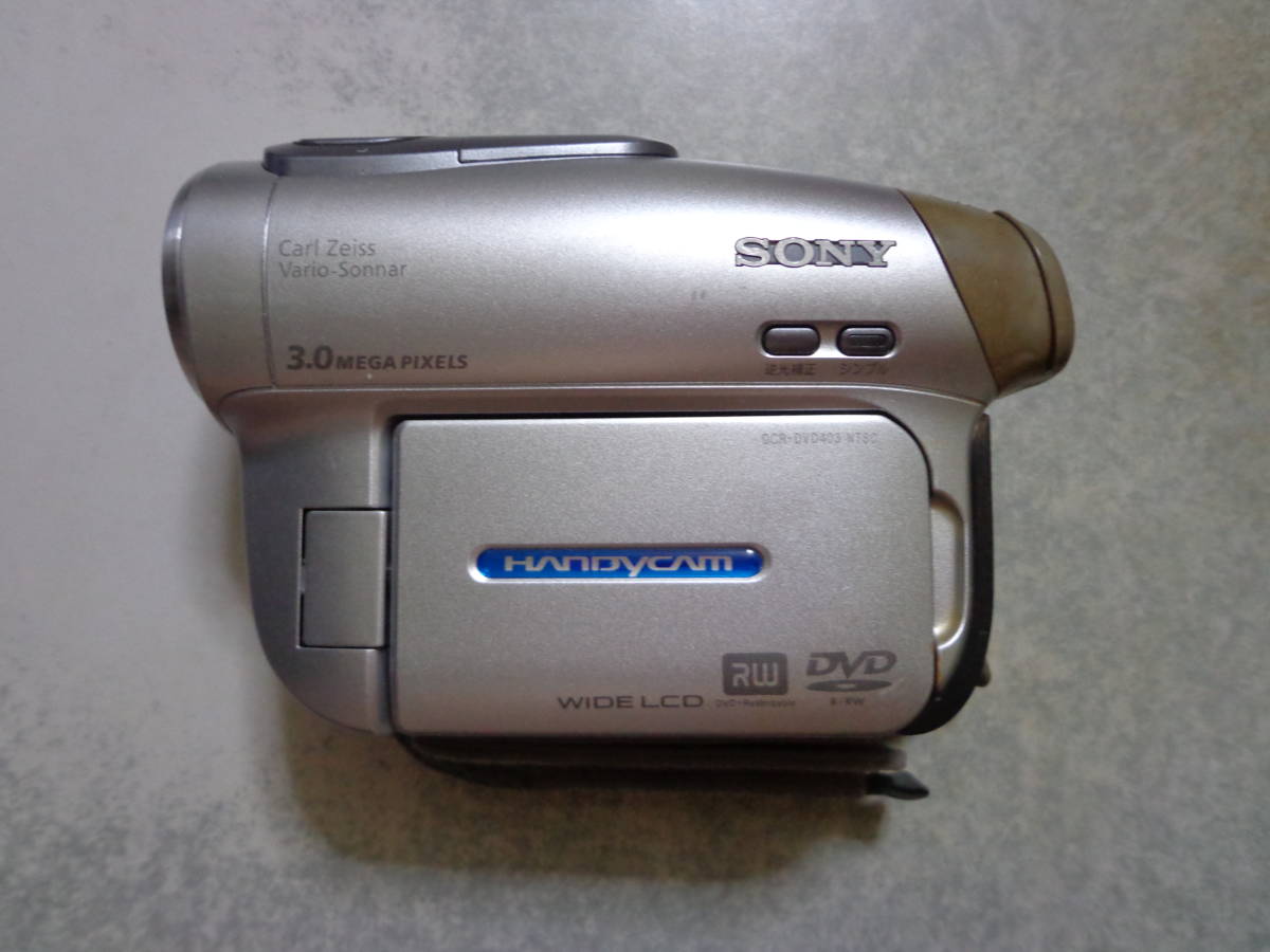 デジタルビデオカメラ ソニー ハンディカム DCR-DVD403 ジャンク品拍卖